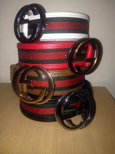 cintos gucci para hombre franja roja